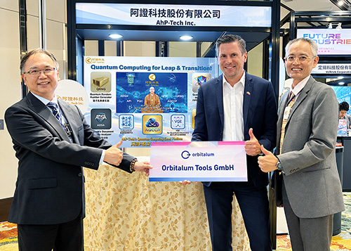 總部位於德國的全球軌道焊接與精密管件加工設備龍頭廠商Orbitalum Tools GmbH，波蘭商洽代表Piotr Malczewski先生蒞臨阿證科技攤位